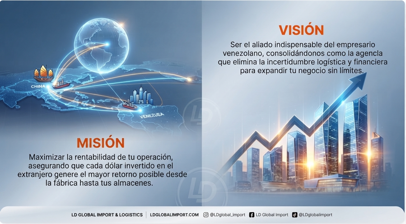 Misión y Visión LDGlobal Import & Logistics